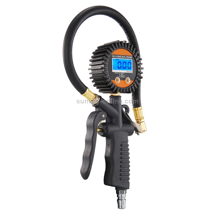 Car Digital LCD Display Tire Air Pressure Inflator Gauge Vehicle Tester ...