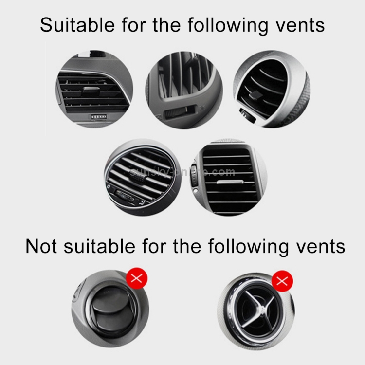 S5 Car / Household QI Standard Automatic Induction Wireless Charger Air Vent Bracket S5 Car / Household QI Standard Automatic Induction Wireless Charger Air Vent Bracket