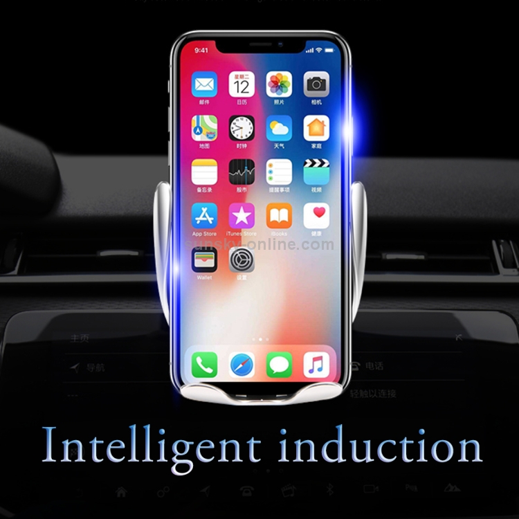 S5 Car / Household QI Standard Automatic Induction Wireless Charger Air Vent Bracket S5 Car / Household QI Standard Automatic Induction Wireless Charger Air Vent Bracket