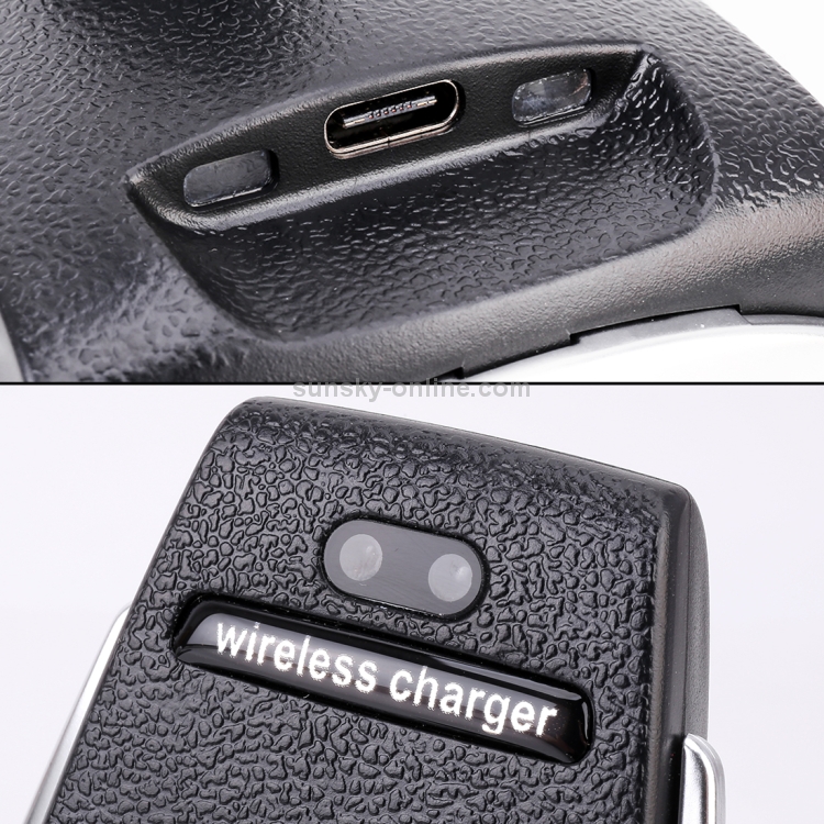 S5 Car / Household QI Standard Automatic Induction Wireless Charger Air Vent Bracket S5 Car / Household QI Standard Automatic Induction Wireless Charger Air Vent Bracket