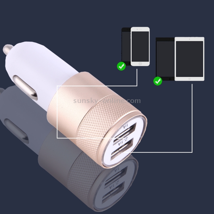 5V 2.1A/1A 2-Ports USB Universal Car Charger 5V 2.1A/1A 2-Ports USB Universal Car Charger