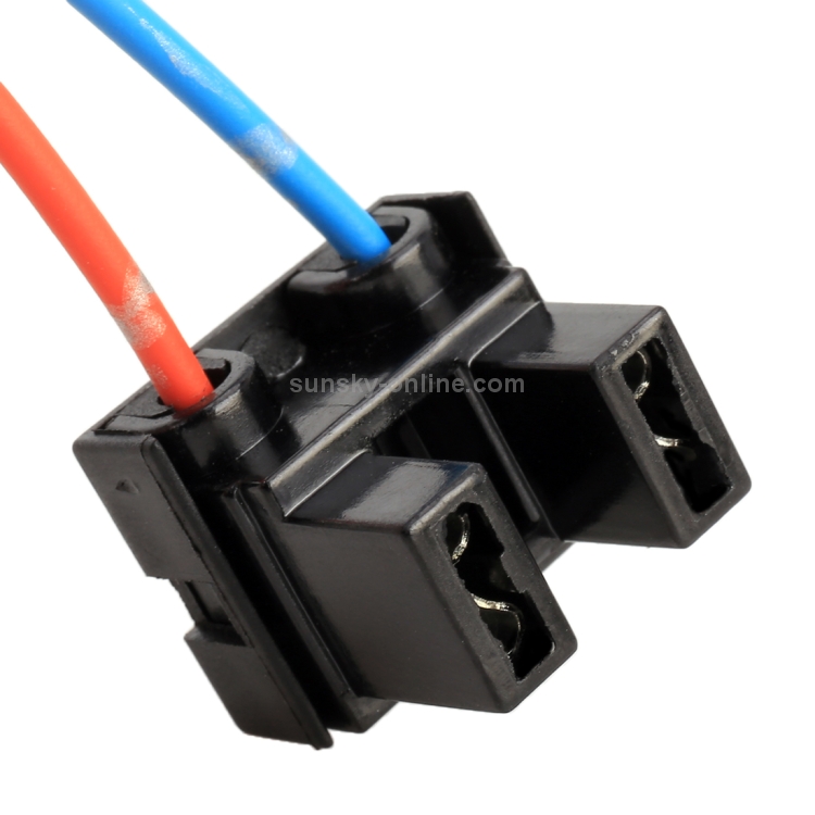 Conector de bombilla H1, 2 enchufes hembra DC 12V-24V H1 para modificación  de bricolaje para reemplazo para extensión