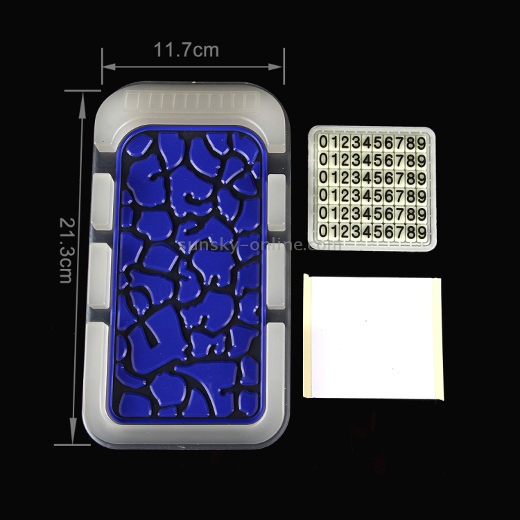 Silicone Pad Non-slip Dashbord Mat Car Mount Holder with Parking Phone Number Silicone Pad Non-slip Dashbord Mat Car Mount Holder with Parking Phone Number