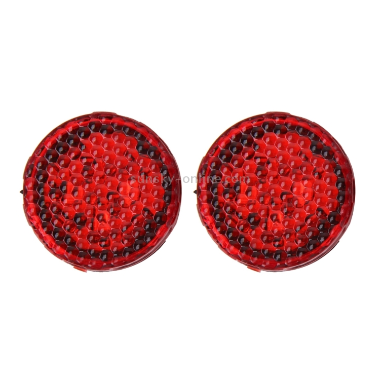 2 luci stroboscopiche anti-collisione per portiera dell'auto (luce rossa)