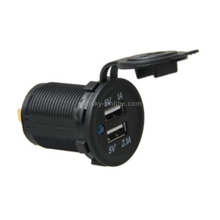 Car Motorcycle ABS Dual Port Charger Car Motorcycle ABS Dual Port Charger