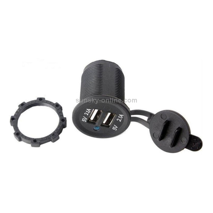 Car Motorcycle ABS Dual Port Charger Car Motorcycle ABS Dual Port Charger