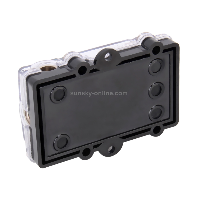 Car Auto 60A 1 in 3 Ways Glass Fuse Holder Blade Fuse Holder for Car