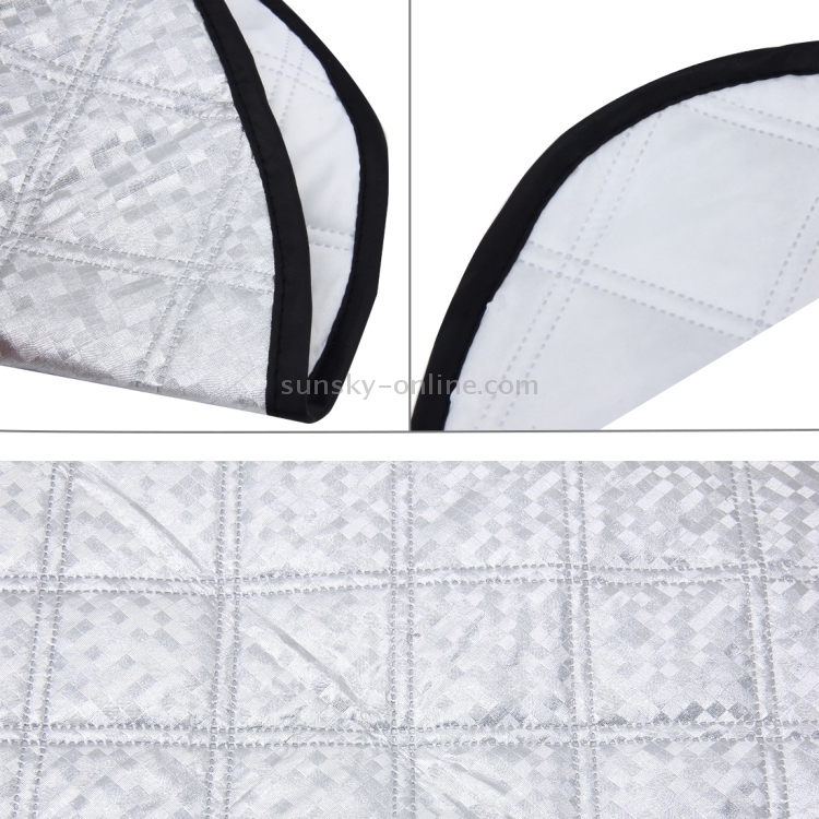 Copertura del parabrezza per protezione dalla neve antigelo con pellicola  in alluminio per auto, dimensioni: 142 × 92 cm
