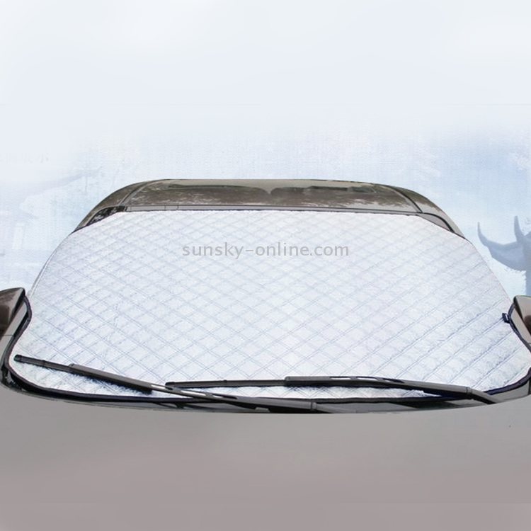 Copertura del parabrezza per protezione dalla neve antigelo con pellicola  in alluminio per auto, dimensioni: 142 × 92 cm