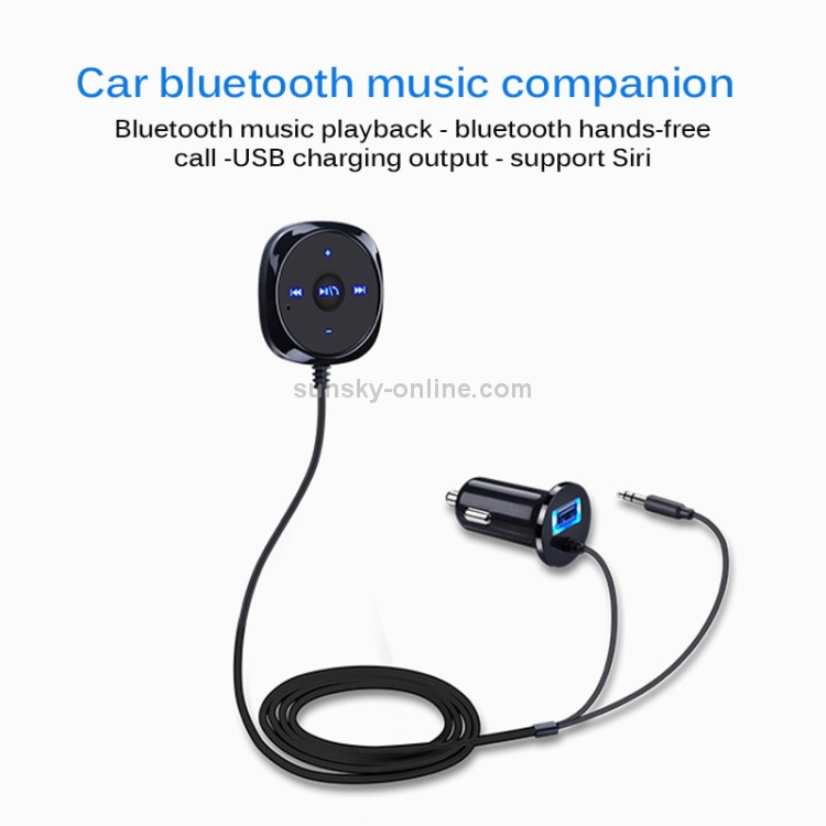 Uitsteken Uitscheiden Split BC20 Bluetooth Car Kit, Supports AUX / Hands-free / Device Charging, for iPhone  6s & 6s Plus, iPhone 6 & 6 Plus, Galaxy S6 / S6 edge