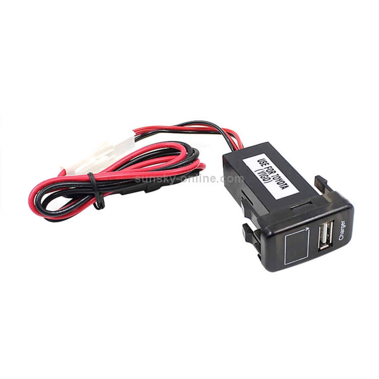 Car DC12V 2.1A USB Charger + Voltmeter for Toyota VIGO Car DC12V 2.1A USB Charger + Voltmeter for Toyota VIGO