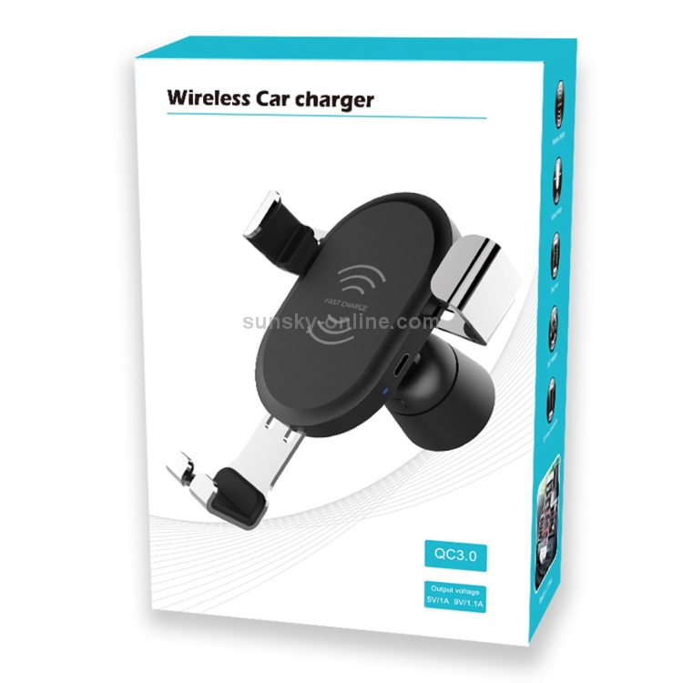 BQ001 10W Car QC 3.0 Fast Charging Wireless Charger BQ001 10W Car QC 3.0 Fast Charging Wireless Charger