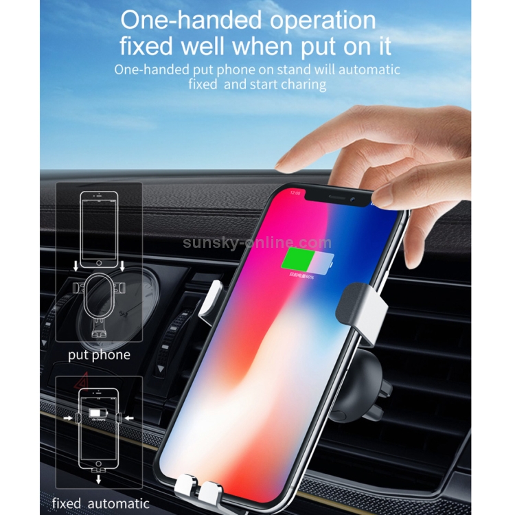 BQ001 10W Car QC 3.0 Fast Charging Wireless Charger BQ001 10W Car QC 3.0 Fast Charging Wireless Charger