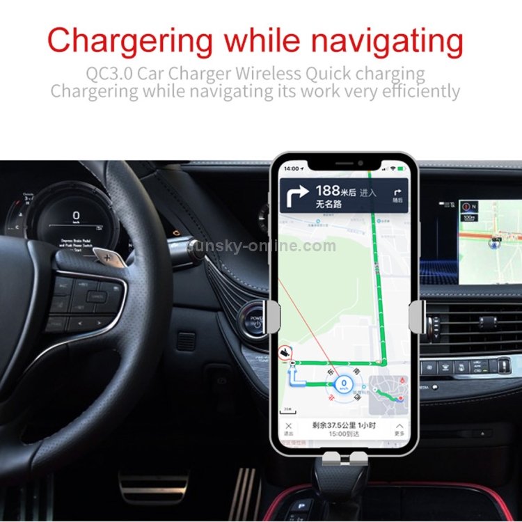 BQ001 10W Car QC 3.0 Fast Charging Wireless Charger BQ001 10W Car QC 3.0 Fast Charging Wireless Charger
