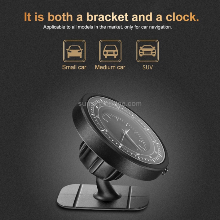 X1 Universal Car Dashboard Mount Phone Holder Clock Strong Magnetic Stand(Black) X1 Universal Car Dashboard Mount Phone Holder Clock Strong Magnetic Stand(Black)