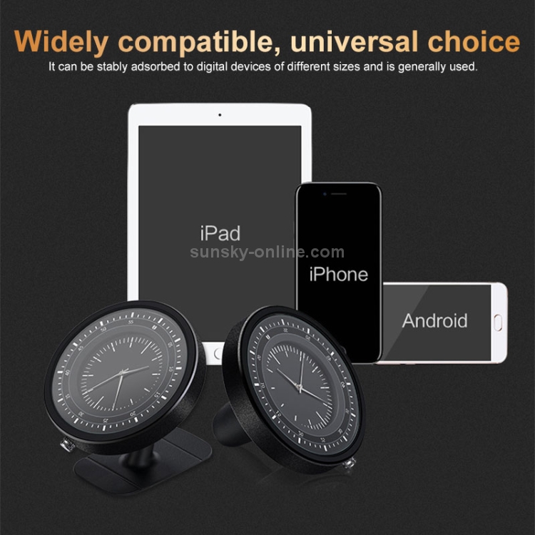 X1 Universal Car Dashboard Mount Phone Holder Clock Strong Magnetic Stand(Black) X1 Universal Car Dashboard Mount Phone Holder Clock Strong Magnetic Stand(Black)