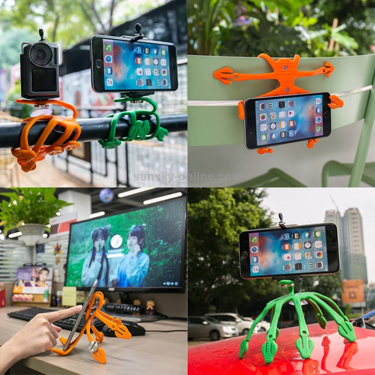 JS-G01 Car Multipurpose Bracket Octopus Mount Holder Cell Phone Holder (Green) JS-G01 Car Multipurpose Bracket Octopus Mount Holder Cell Phone Holder (Green)