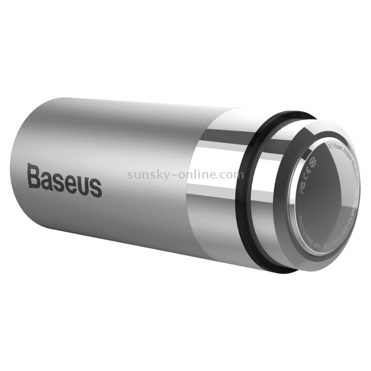 Baseus CarQ Series Dual USB Car Charger for Smartphones, Tablets and Other Devices(Silver) Baseus CarQ Series Dual USB Car Charger for Smartphones, Tablets and Other Devices(Silver)