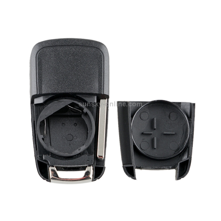 Für Opel Autoschlüssel Ersatz 2 Tasten Autoschlüsseletui mit faltbarem  Schlüsselblatt