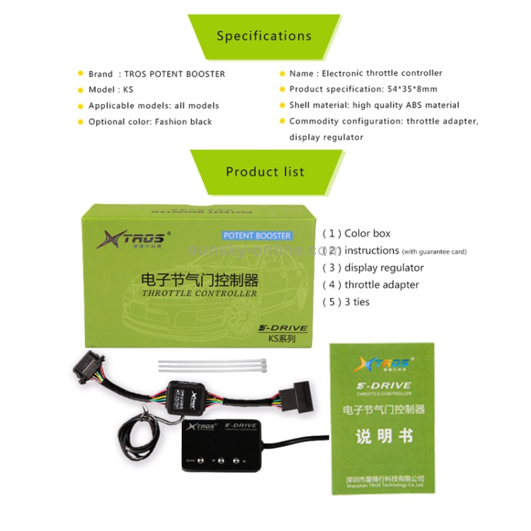 Pour Toyota Wigo 2017- TROS KS-5Drive Contrôleur d'accélérateur électronique Booster Booster Booster