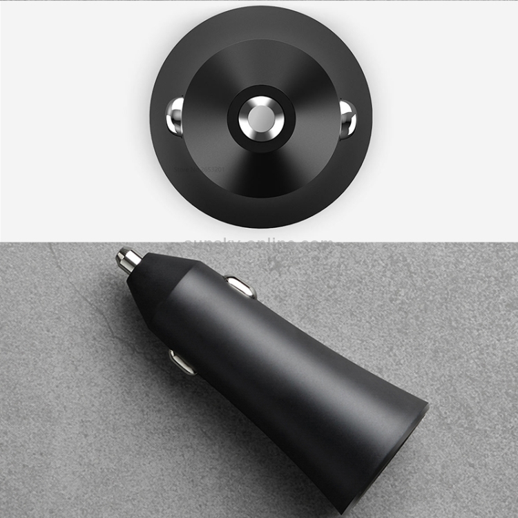 Original Xiaomi CC06ZM Dual USB Ports Car Charger Fast Charging Version with LED Light