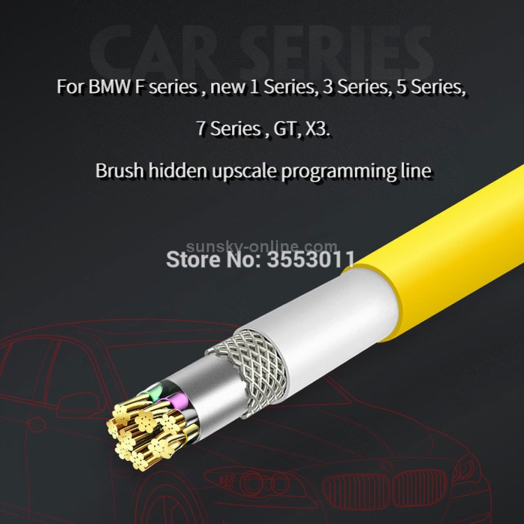 Hot Item] OBD2 Cable for BMW Enet Network F-Series OBD2 16pin