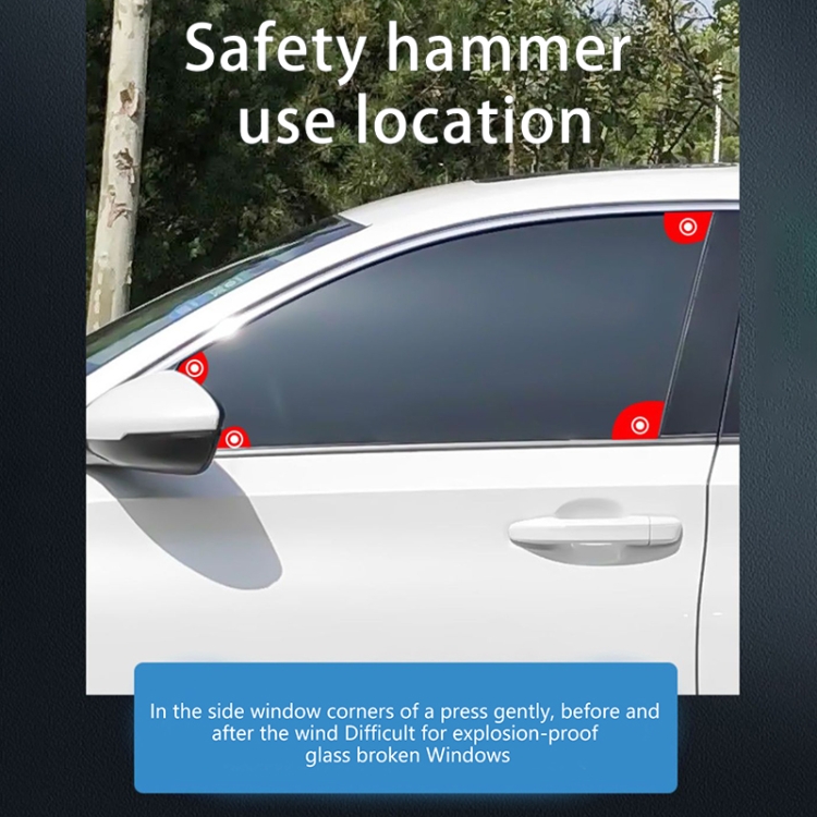 Auto Sicherheitshammer Notausstieg Sicherheitsgurtschneider