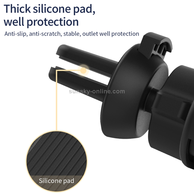 WIWU Exquisite Series PL300 Car Air Outlet Rotatable Gravity Linkage Mobile Phone Bracket for 4-6 inch Mobile Phones WIWU Exquisite Series PL300 Car Air Outlet Rotatable Gravity Linkage Mobile Phone Bracket for 4-6 inch Mobile Phones