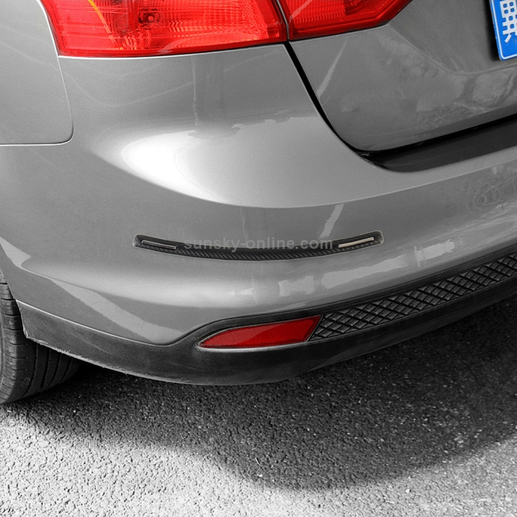 Universal Car Carbon Fiber Tür Anti-Kollisions-Streifenschutzgitter  Verkleidungen Aufkleber Band, Größe: 3 cm x 3