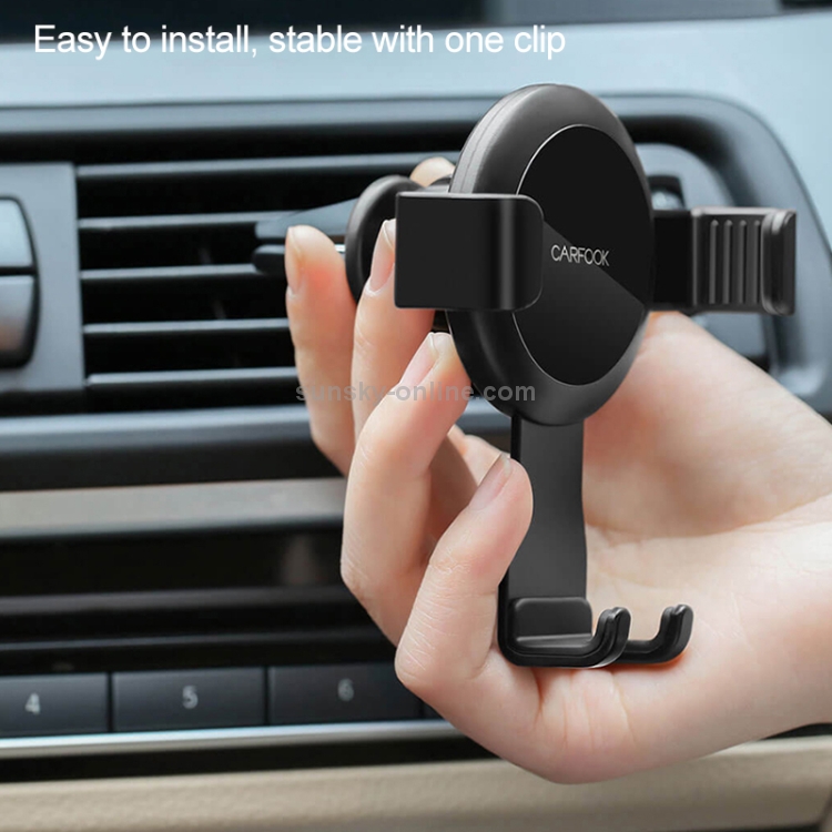 Original Xiaomi Youpin CARFOOK Gravity Car Mount Phone Holder(Black) Original Xiaomi Youpin CARFOOK Gravity Car Mount Phone Holder(Black)