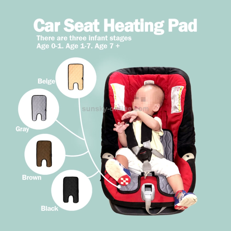 Car Cigarette Lighter Plug Seat Cover, Baby Car Seat Heating Pad