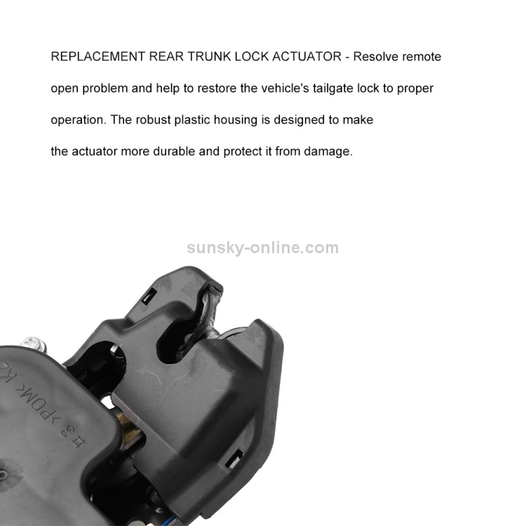 TLA016 Loquet de verrouillage de hayon actionneur moteur loquet de
