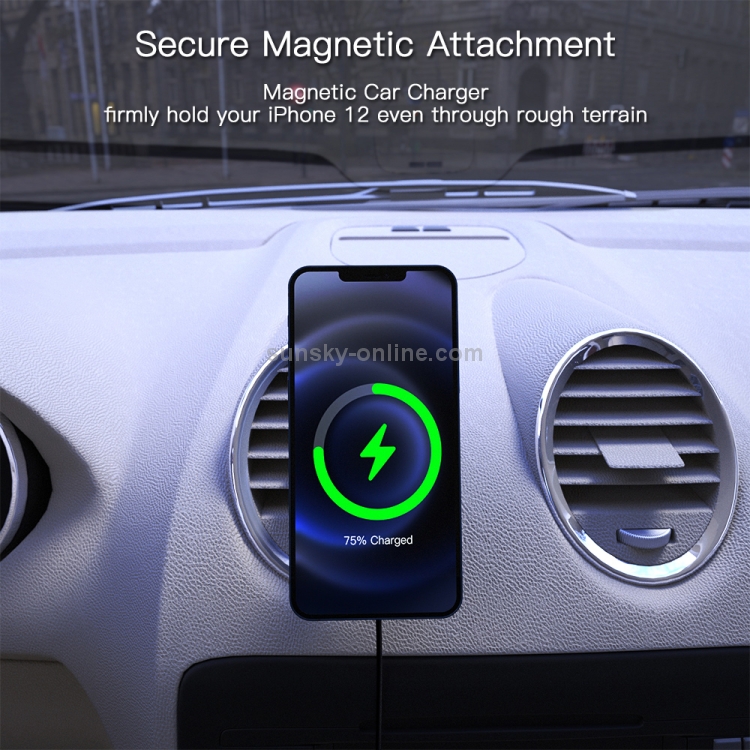 X6 Car Air Outlet Vent Mount Clamp Holder 15W Fast Charging Qi Magnetic Wireless Charger X6 Car Air Outlet Vent Mount Clamp Holder 15W Fast Charging Qi Magnetic Wireless Charger