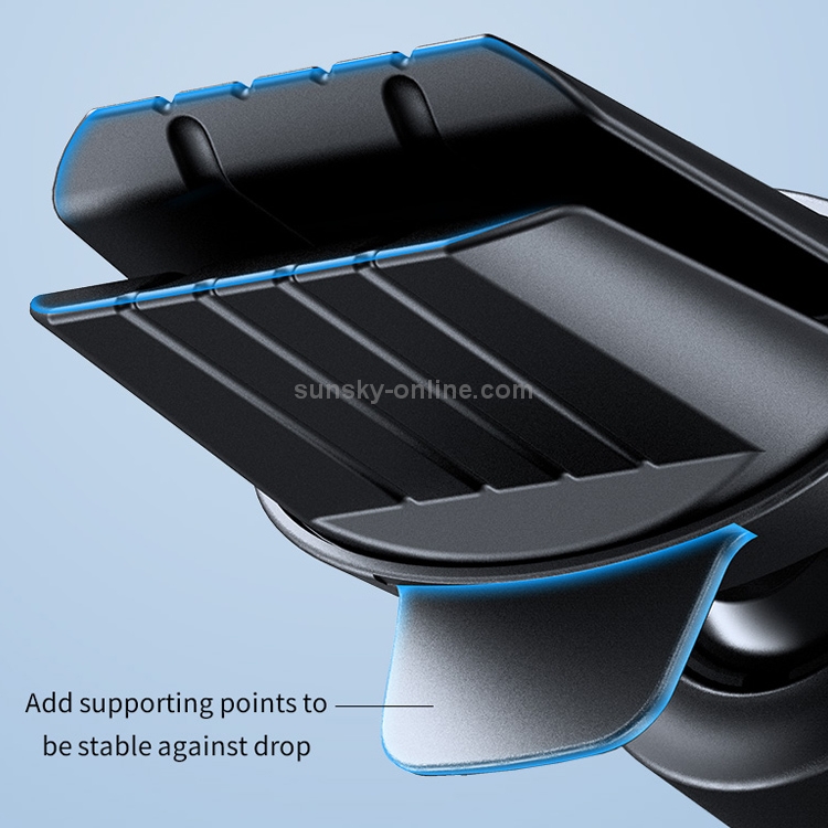 ROCK SPACE RAM0009 Suction Cup Retractable Rotating Mechanical Car Holder, Suitable for Phones within 66-102mm Width ROCK SPACE RAM0009 Suction Cup Retractable Rotating Mechanical Car Holder, Suitable for Phones within 66-102mm Width