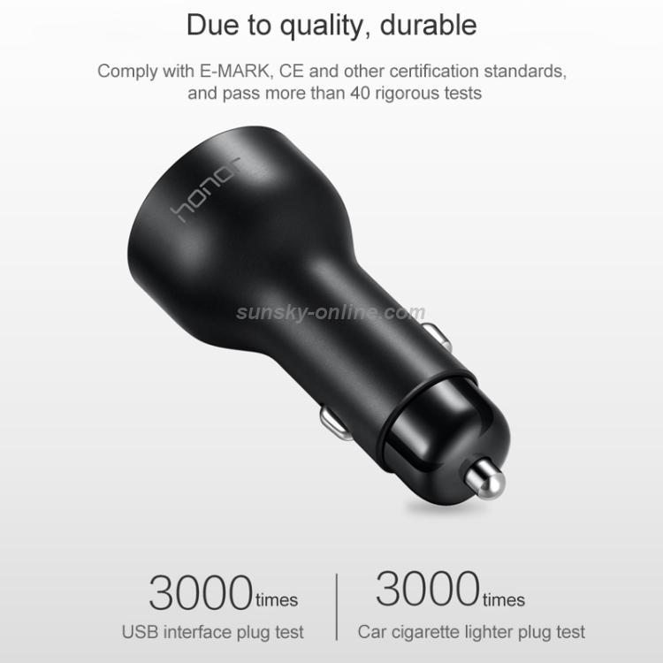 Honor AP38C 5V 4.5A Car Charger Fast Charging Version with Type-C Data Cable Honor AP38C 5V 4.5A Car Charger Fast Charging Version with Type-C Data Cable