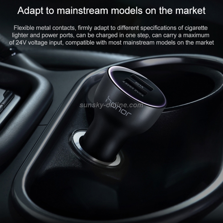 Honor AP38C 5V 4.5A Car Charger Fast Charging Version with Type-C Data Cable Honor AP38C 5V 4.5A Car Charger Fast Charging Version with Type-C Data Cable