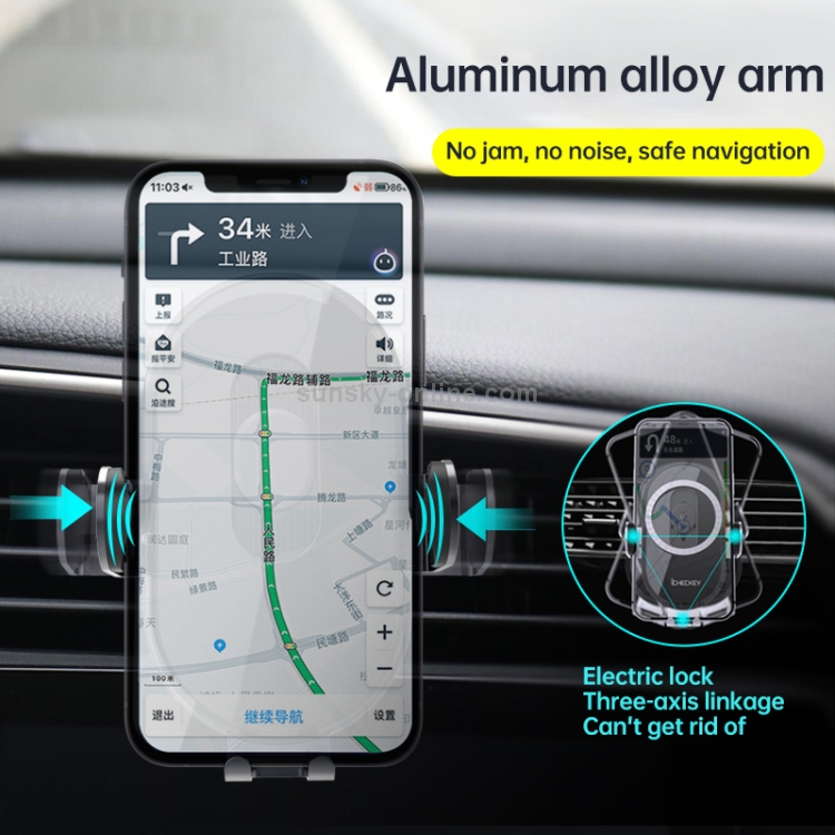 HAMTOD C21 15W Smart Scan Car Wireless Charger HAMTOD C21 15W Smart Scan Car Wireless Charger
