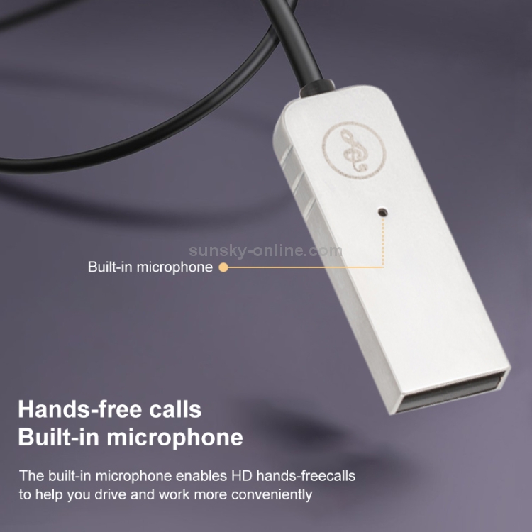 D08 Bluetooth 5.0 USB Wireless Audio Receiver D08 Bluetooth 5.0 USB Wireless Audio Receiver