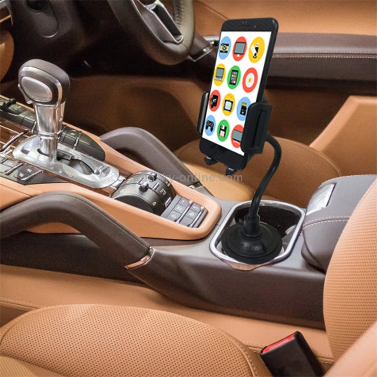 Universal Car Cup Long Hose Mobile Phone Holder (Black) Universal Car Cup Long Hose Mobile Phone Holder (Black)