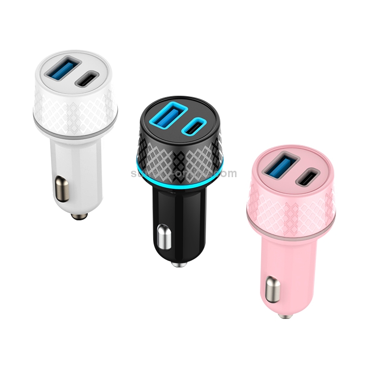 ACC-189 PD 20W + QC3.0 42.5W Dual Ports Fast Charging Car Charger (Black) ACC-189 PD 20W + QC3.0 42.5W Dual Ports Fast Charging Car Charger (Black)
