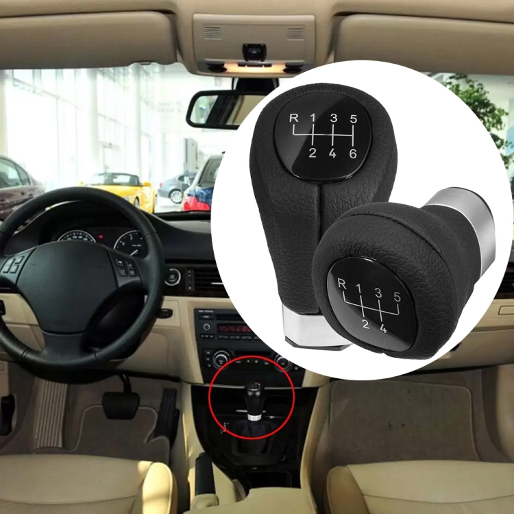 Pomo De Palanca De Cambios Negro Para BMW Serie 3, 5, 6, X3, X5, Z3 – 6 Velocidades