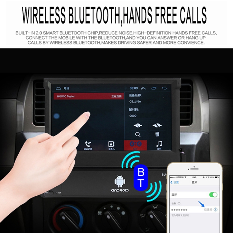 VW Android 2 DIN 1GB/2GB+16GB/32GB coche MP5 Reproductor de vídeo  multimedia GPS para coche Auto Radio Radio Stereo Audio del coche de 8  pulg. - China Radio, equipo estéreo del coche