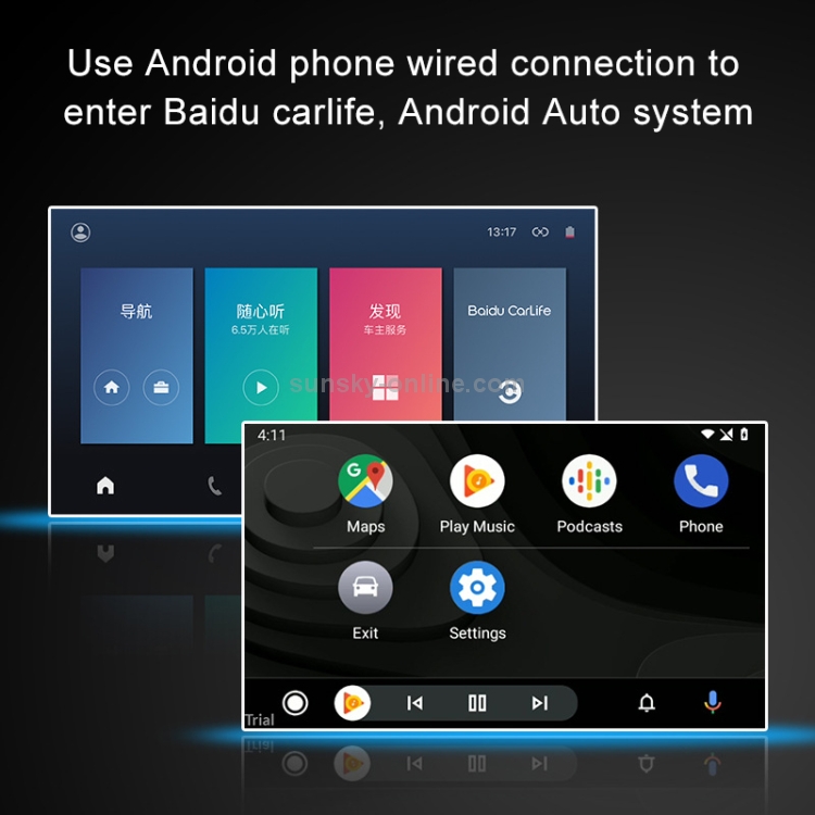 Car Navigation for Android / Apple Carplay Wireless Bluetooth Module