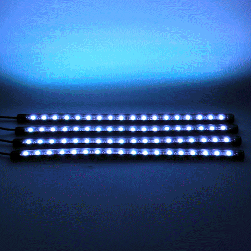 4 in 1 Universal Car Cigarette Lighter ไฟ LED อะคูสติกที่มีสีสัน