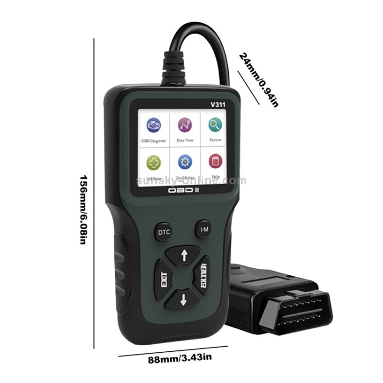 obd2 voiture scanner v317 portable couleur affichage obdii voiture code lecteur  obd automobile outils de diagnostic auto scanner