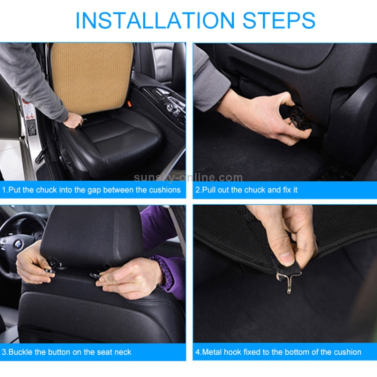 12V Summer Car Cooling Seat Cushion With Fans Ventilation Breathable Mat  Cover