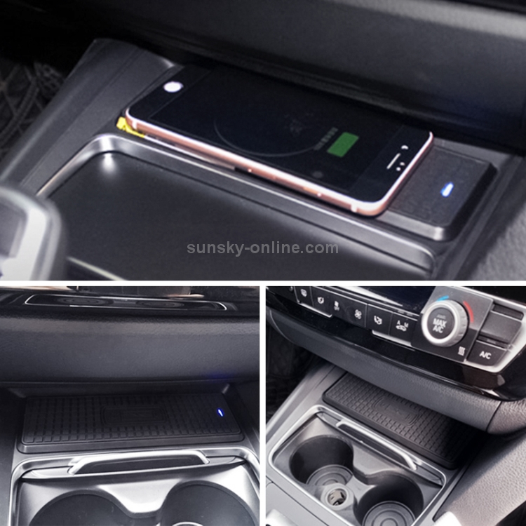 Car Qi Standard Wireless Charger 10W Quick Charging for BMW 3 Series / 4 Series 2014-2019, Left Driving Car Qi Standard Wireless Charger 10W Quick Charging for BMW 3 Series / 4 Series 2014-2019, Left Driving
