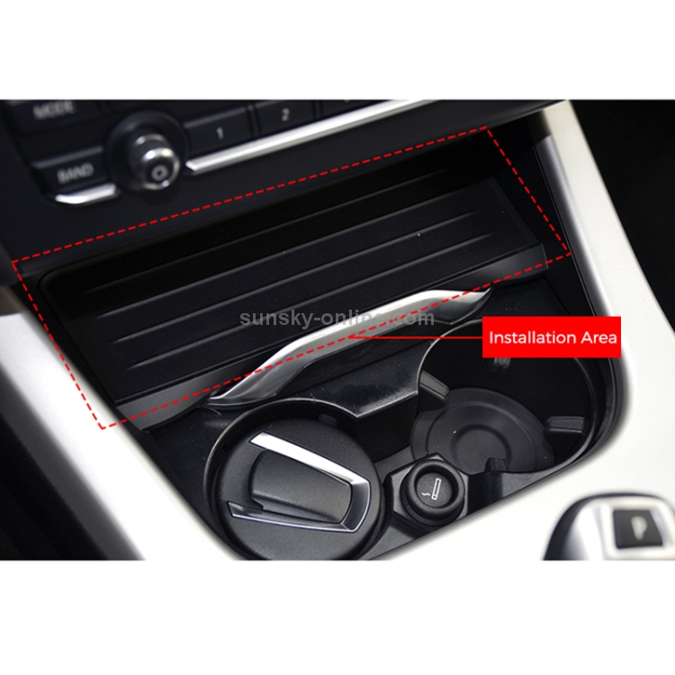 Car Qi Standard Wireless Charger 10W Quick Charging for BMW X3 / X4 2014-2017, Left Driving Car Qi Standard Wireless Charger 10W Quick Charging for BMW X3 / X4 2014-2017, Left Driving