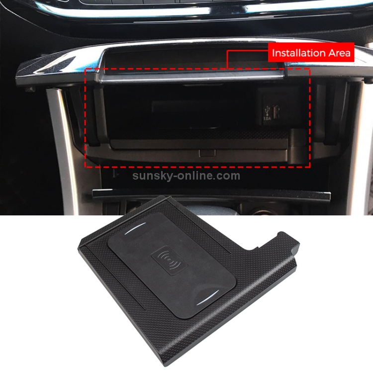 Car Qi Standard Wireless Charger 10W Quick Charging for Honda 9th Generation Accord 2014-2017, Left Driving Car Qi Standard Wireless Charger 10W Quick Charging for Honda 9th Generation Accord 2014-2017, Left Driving
