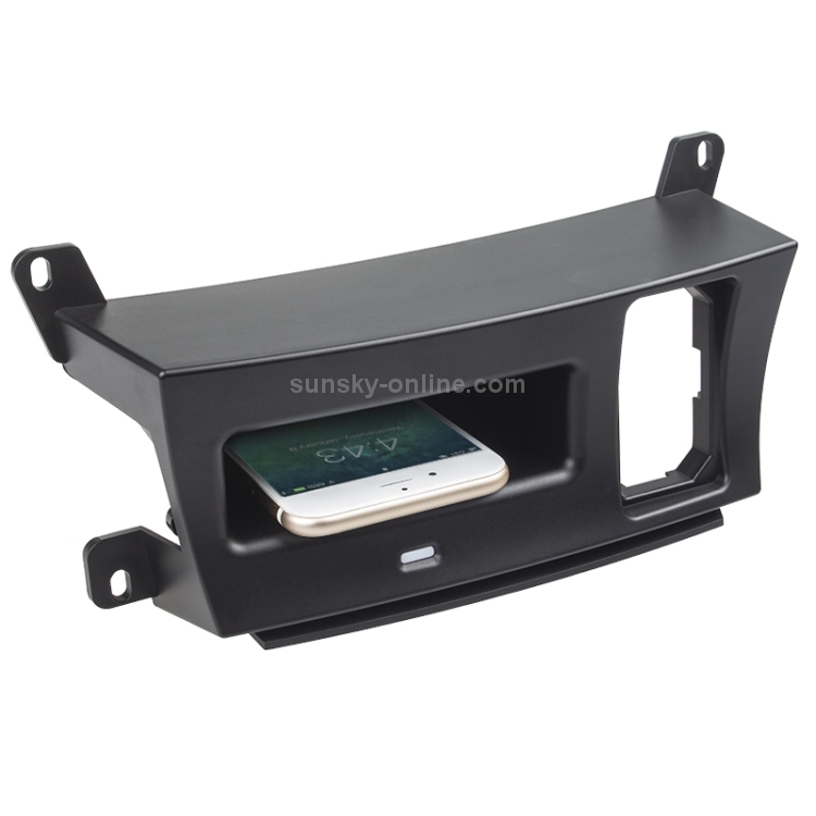 Car Qi Standard Wireless Charger 10W Quick Charging for Ford Edge 2016-2018, Left Driving Car Qi Standard Wireless Charger 10W Quick Charging for Ford Edge 2016-2018, Left Driving